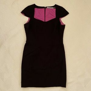 Elegant Black and Pink Dress